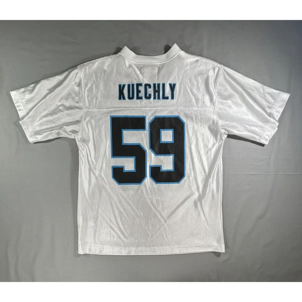 NFL Team Apparel Carolina Panthers #59 Kuechly Jersey Youth Large‎ Has Snags